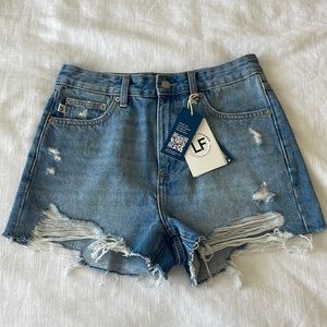 Lovers and Friends denim shorts NWT